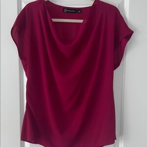 New York & Company Fuchsia Blouse